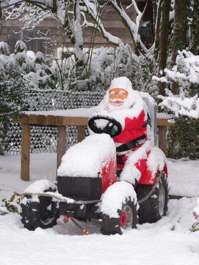 Santa's tractor